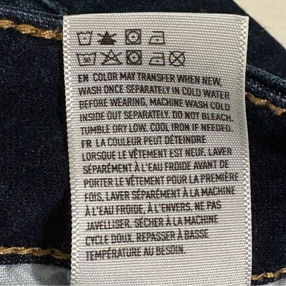 American Eagle Outfitters Next Level Stretch Deep Indigo Jeans Women’s 4. - Picture 10 of 11